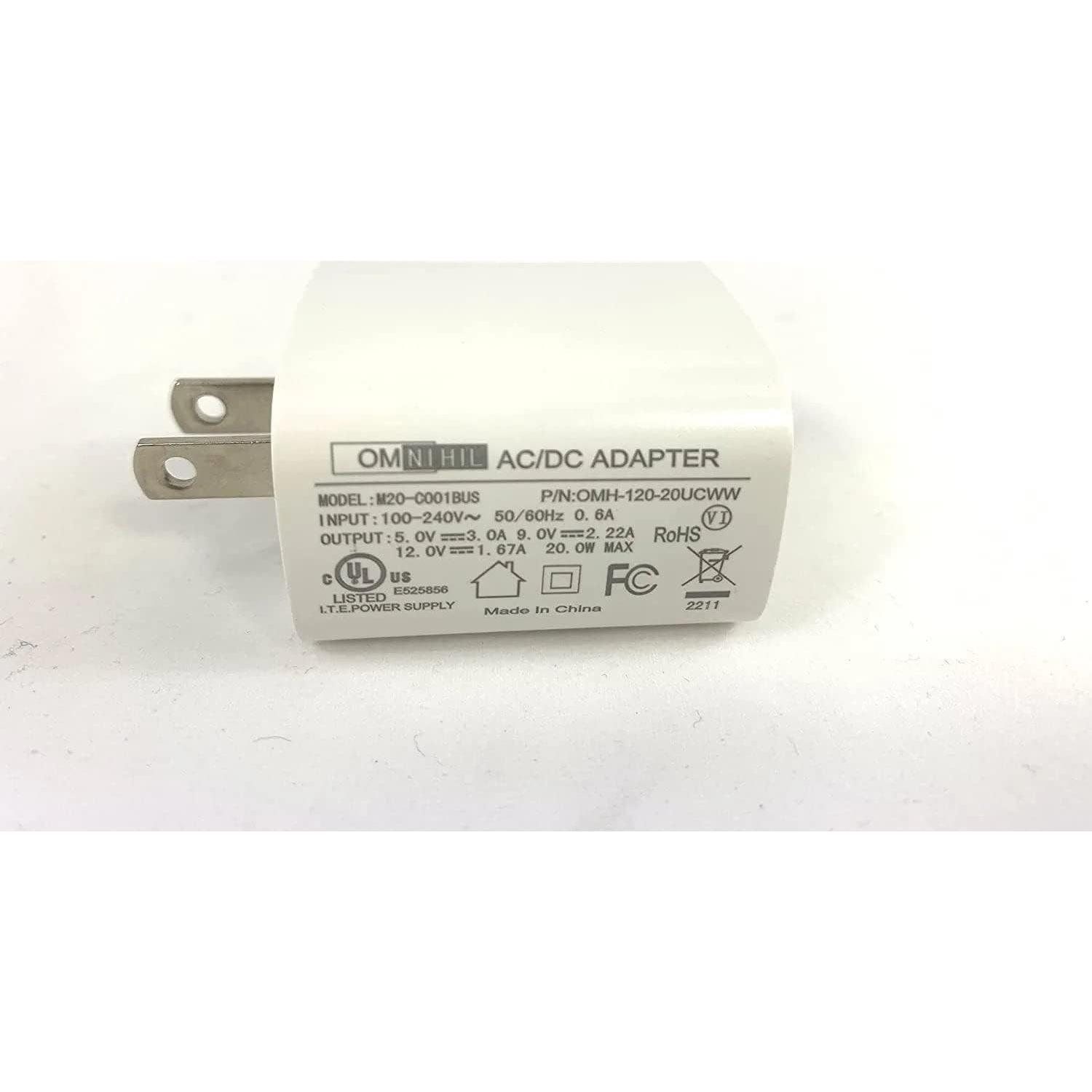 Cargador USB-C 20W OMNIHIL para micrófono y juegos PC