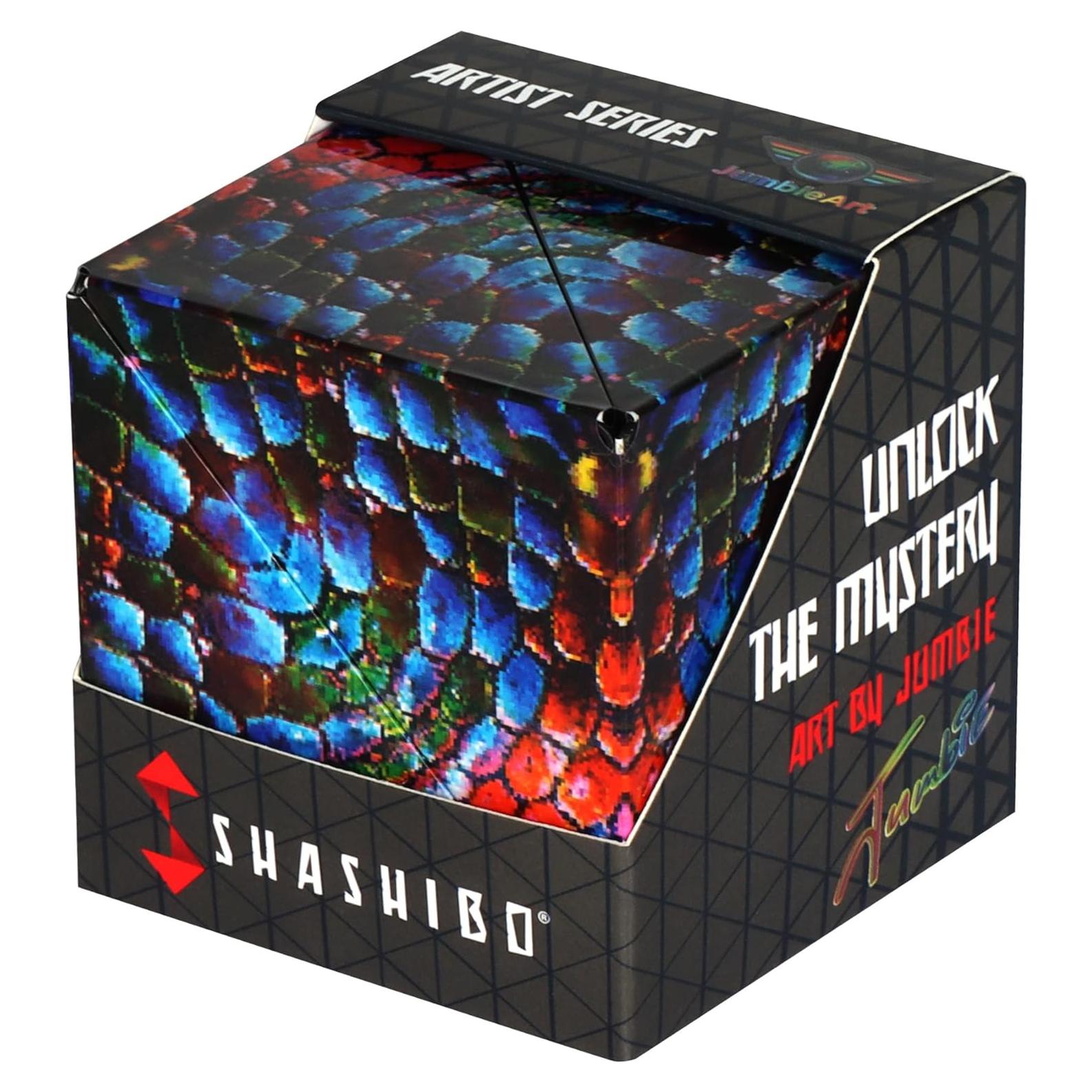 Cubo Antiestrés Shashibo - Juguete Sensorial 36 Imanes