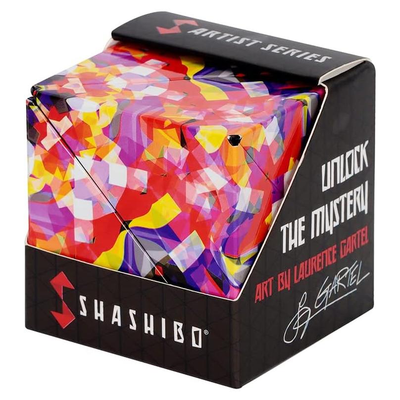 Cubo Antiestrés Shashibo Confeti - 36 Imanes - 70 Formas