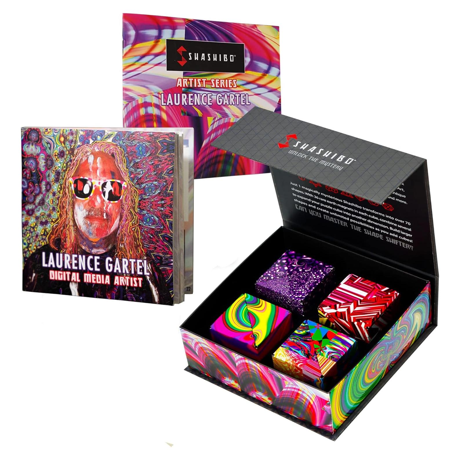 Cubo Antiestrés Shashibo Gartel Edición Limitada 4 Piezas