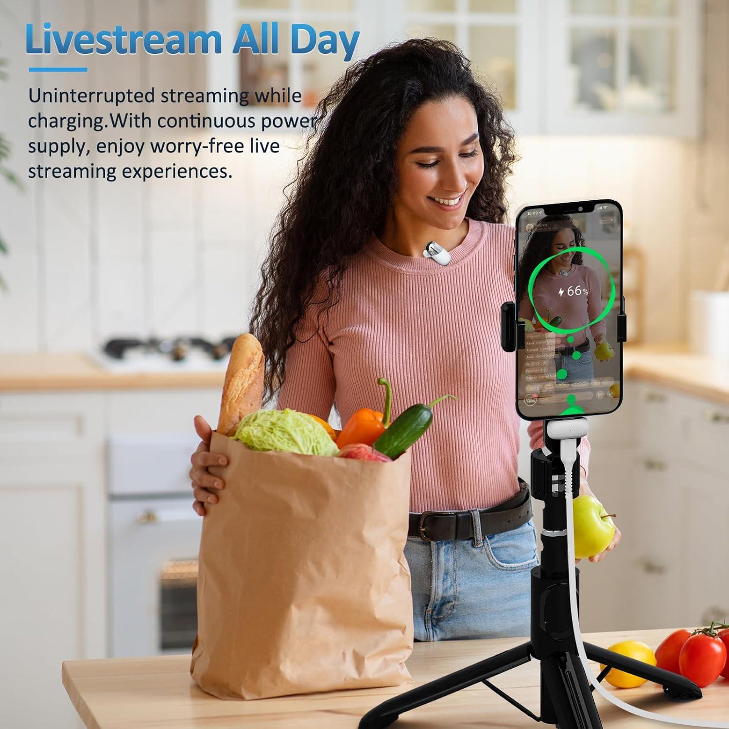 Micrófono Lavalier Inalámbrico Zaishui S5 Mini para iPhone 14/13