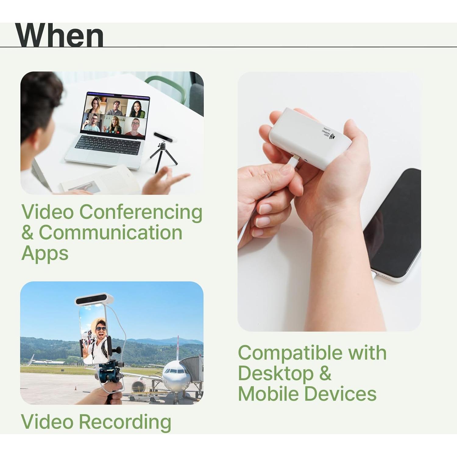 Micrófono Direccional JustMe USB-C para Videoconferencias