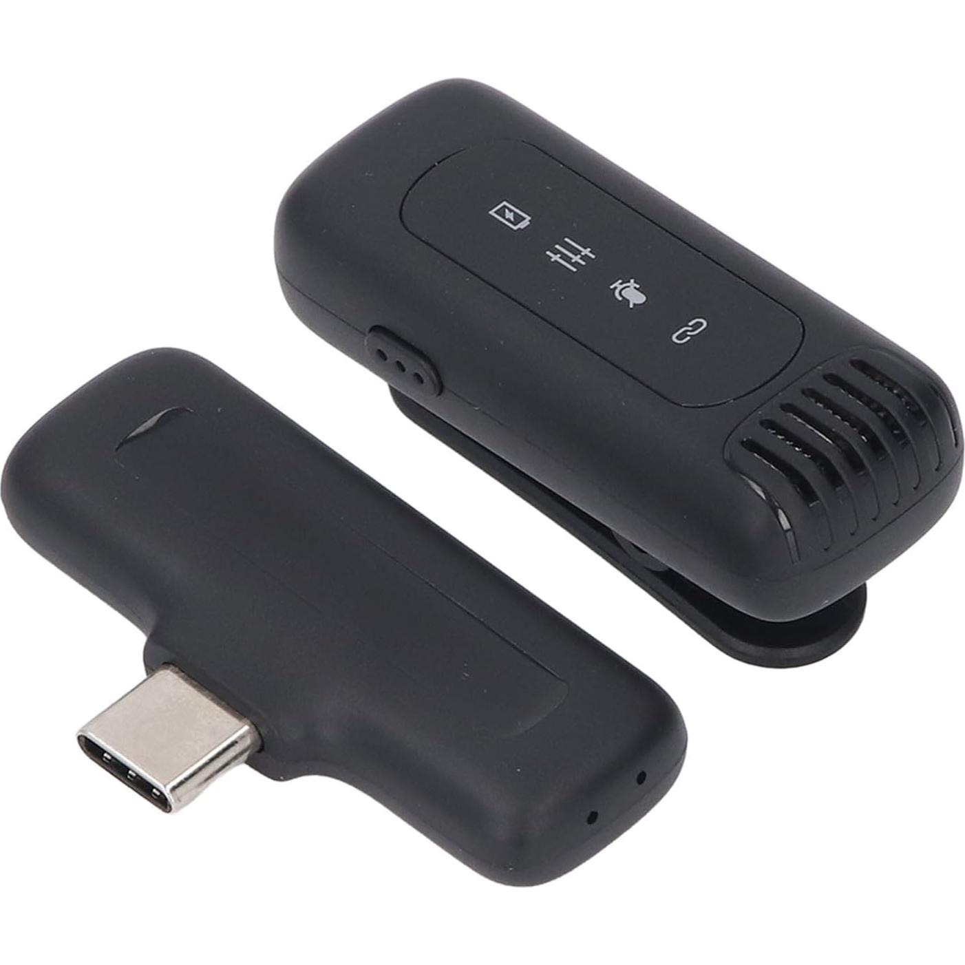 Micrófono Lavalier Inalámbrico Genérico USB C 360° Sonido Claro