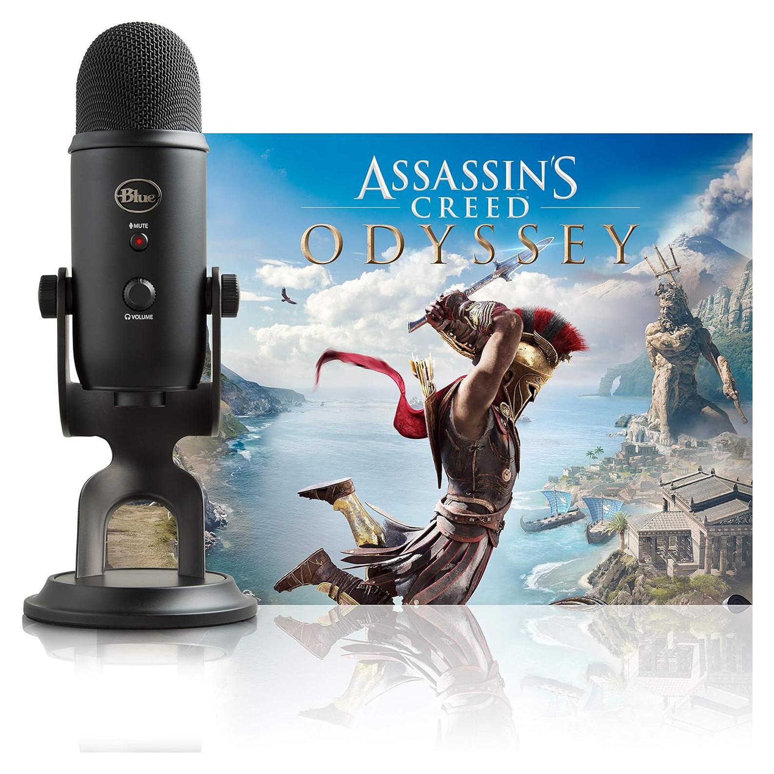 Paquete Micrófono USB Blackout Yeti + Juego Assassin's Creed Odyssey