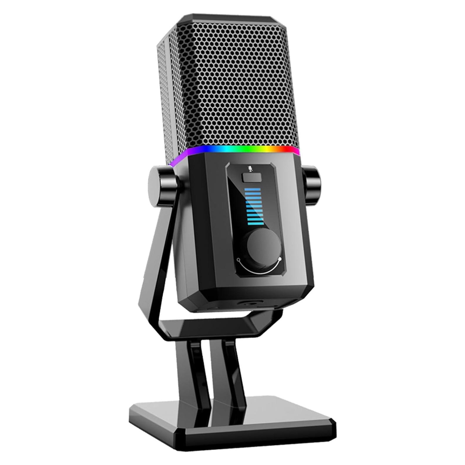 Micrófono USB Gaming con Cancelación de Ruido - 14mm