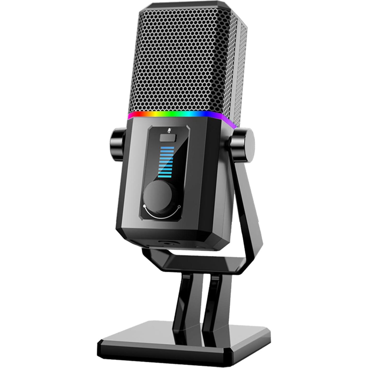 Micrófono USB Gaming con Cancelación de Ruido - 14mm