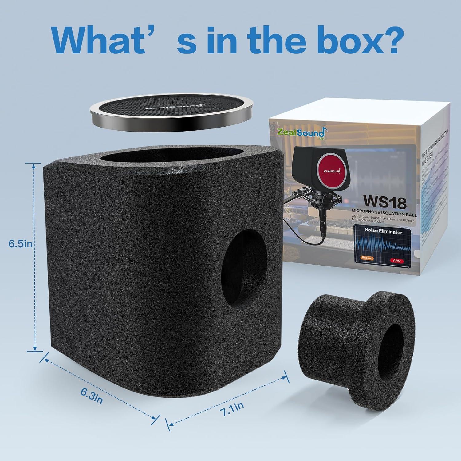 Micrófono USB ZealSound K66B con Filtro Pop y Soporte