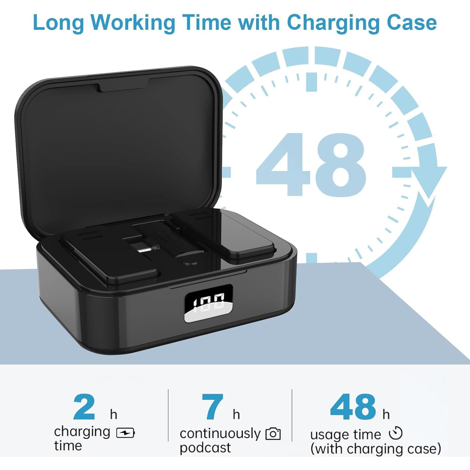 Micrófono Lavalier Inalámbrico CODMETQL S18-MIC 22.86m Bluetooth