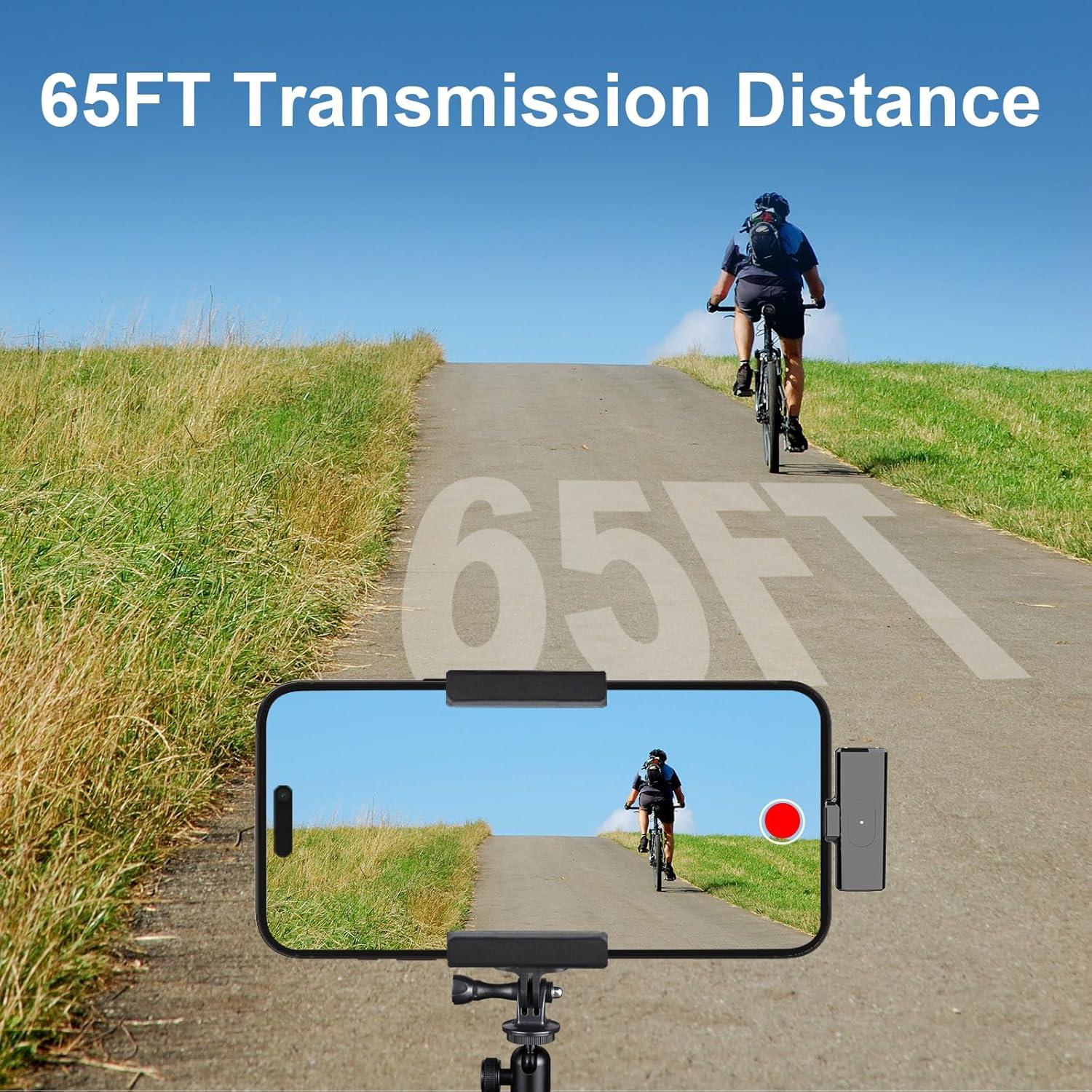 Micrófono Lavalier Inalámbrico CODMETQL S18-MIC 22.86m Bluetooth