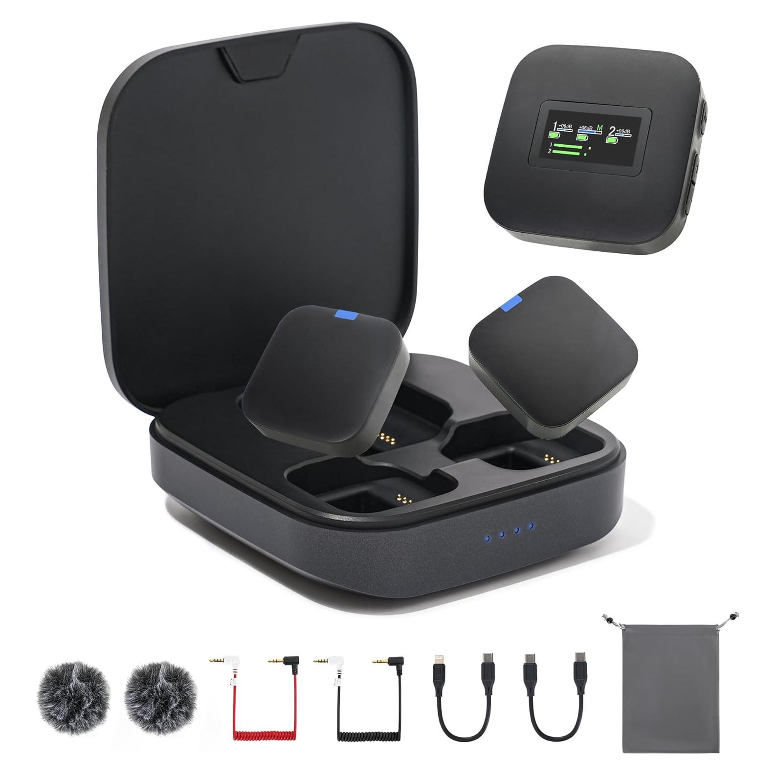 Micrófono Lavalier Inalámbrico Lulunafu S8 Pro 48kHz 24Bit