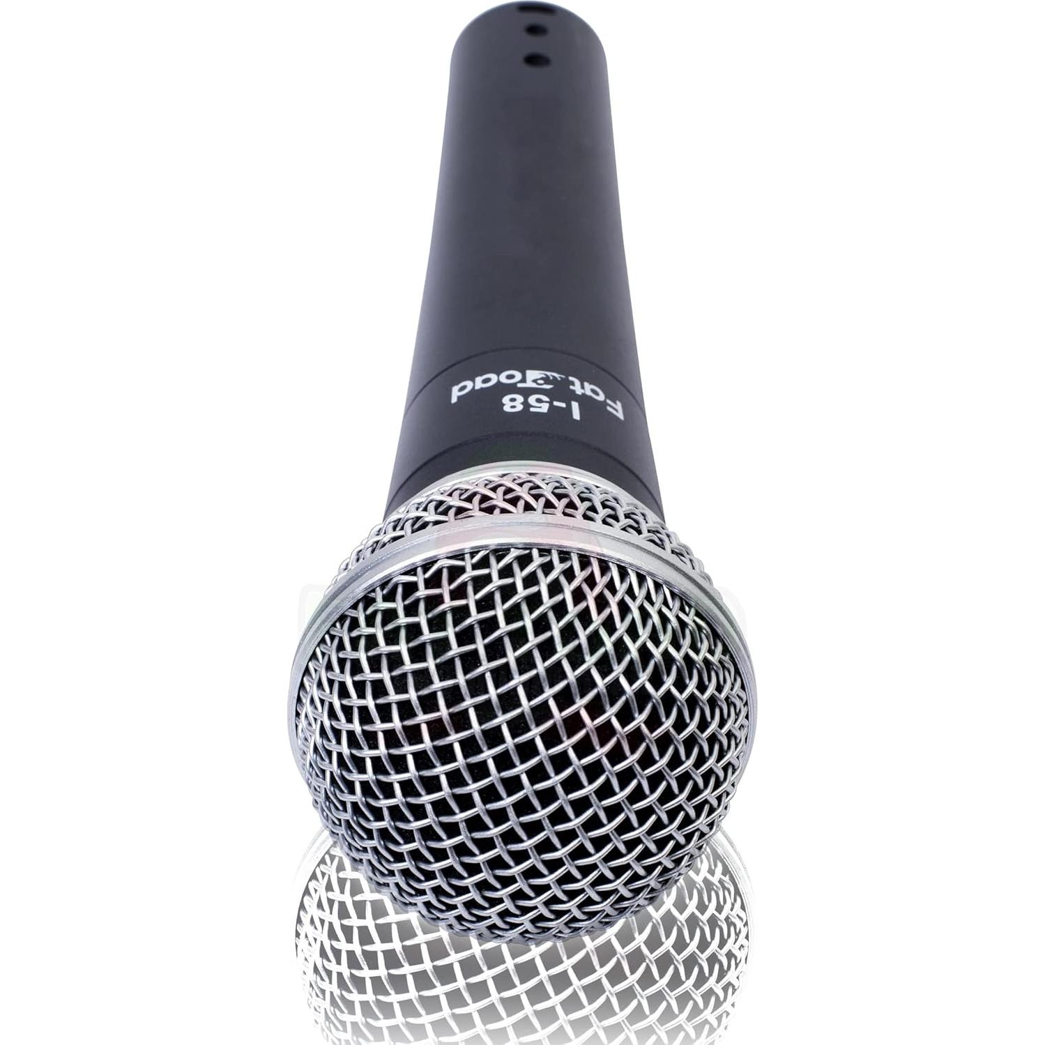 Paquete de 5 Micrófonos Dinámicos Cardioides Fat Toad