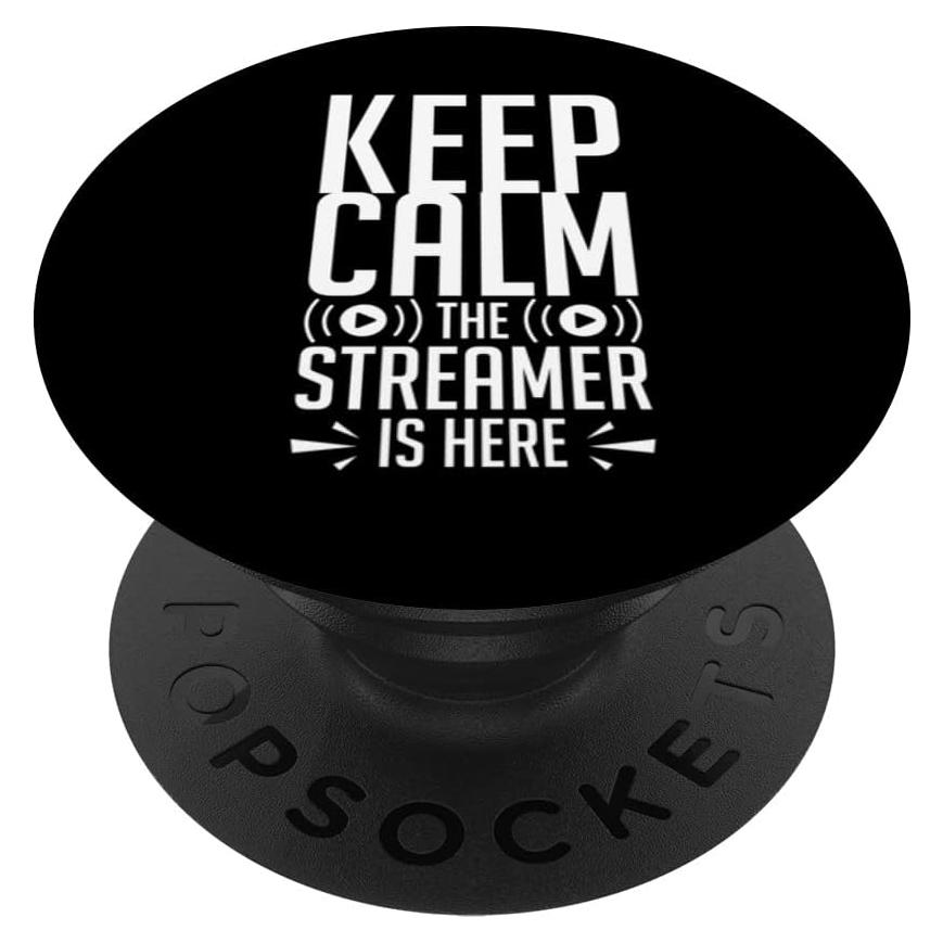 Micrófono para Streaming PopSockets Intercambiable Negro
