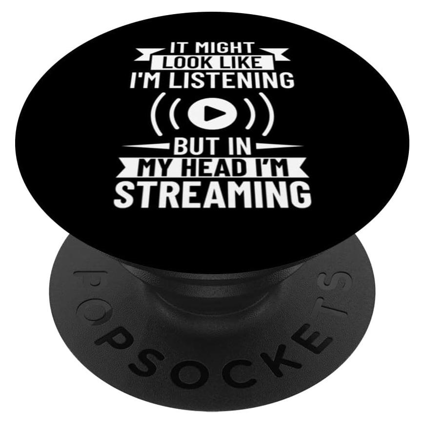 Micrófono para Streaming PopSockets 260027 Negro Inalámbrico