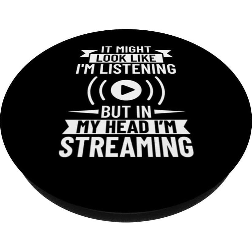 Micrófono para Streaming PopSockets 260027 Negro Inalámbrico