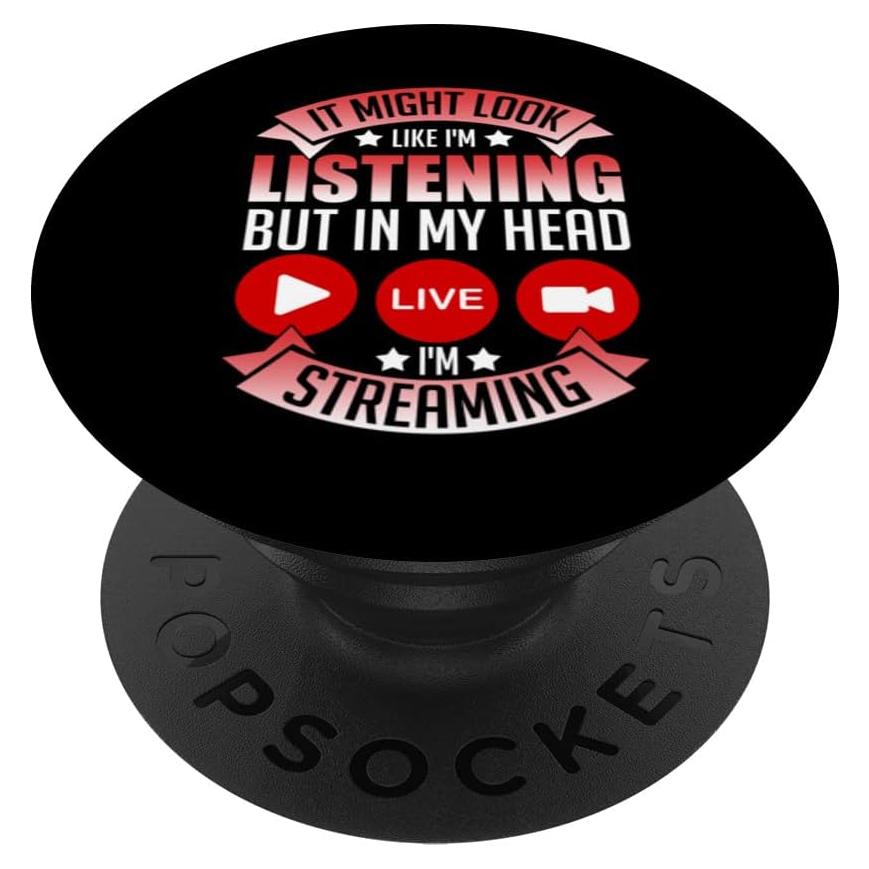 Micrófono para Streaming PopSockets Negro 13.6g Inalámbrico