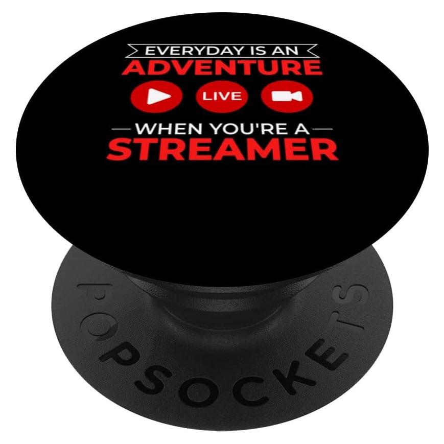 Micrófono para Streaming PopSockets Intercambiable Negro