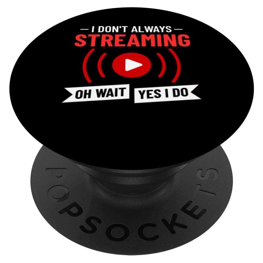 Micrófono para Streaming PopSockets 260027 Negro Inalámbrico