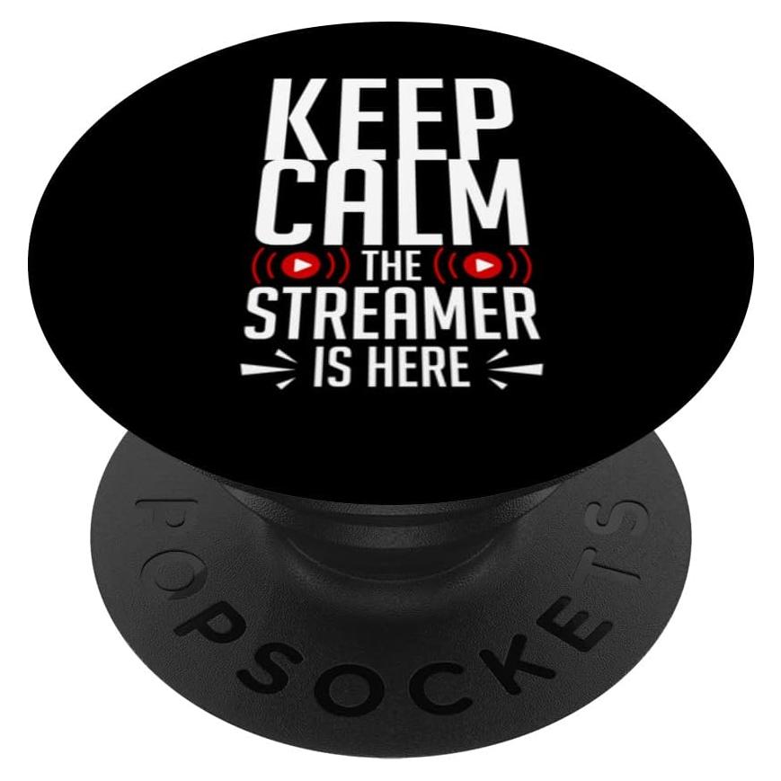 Micrófono para Streaming PopSockets Intercambiable Negro