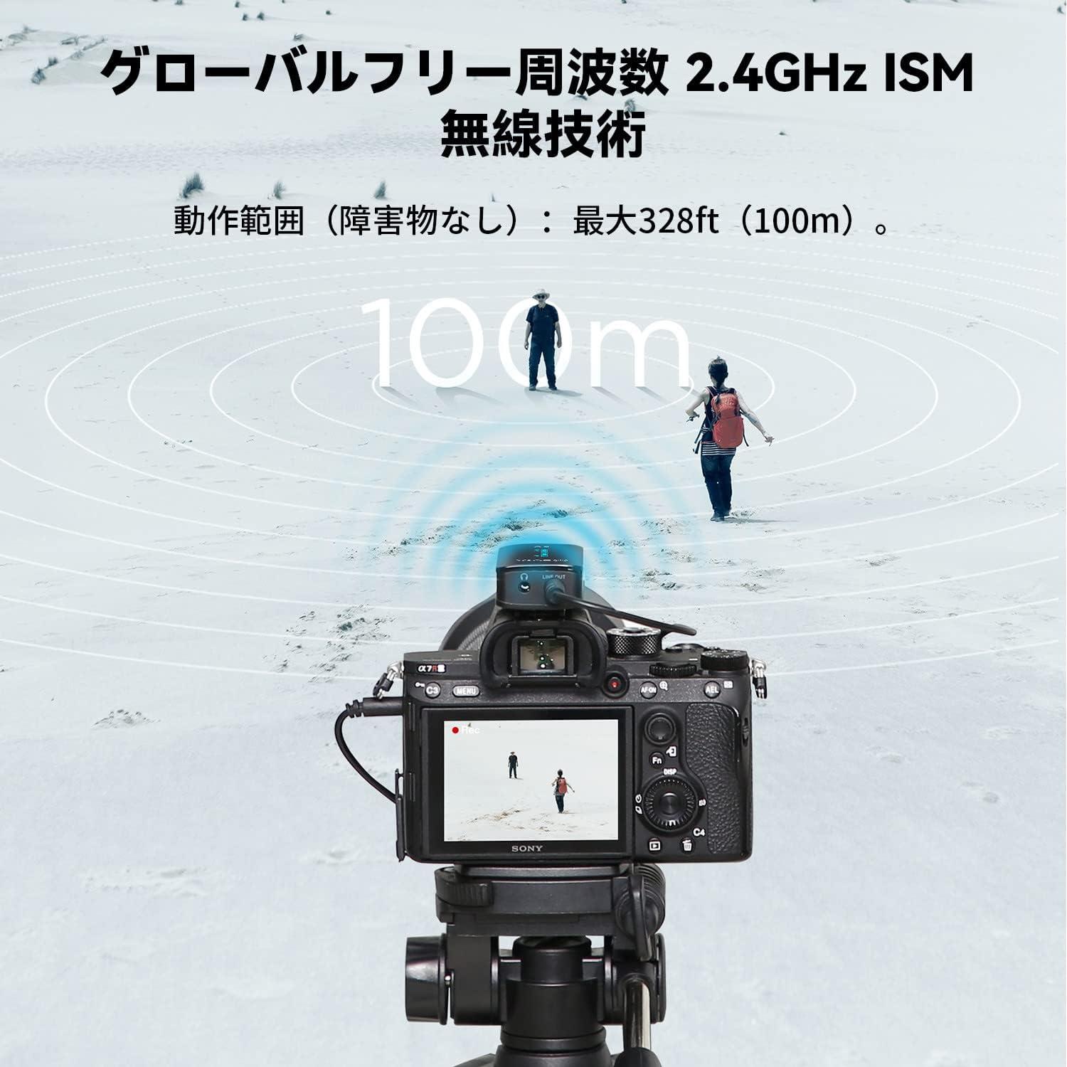 Micrófono Inalámbrico BOYA BY-XM6-S2 Doble Canal 100m