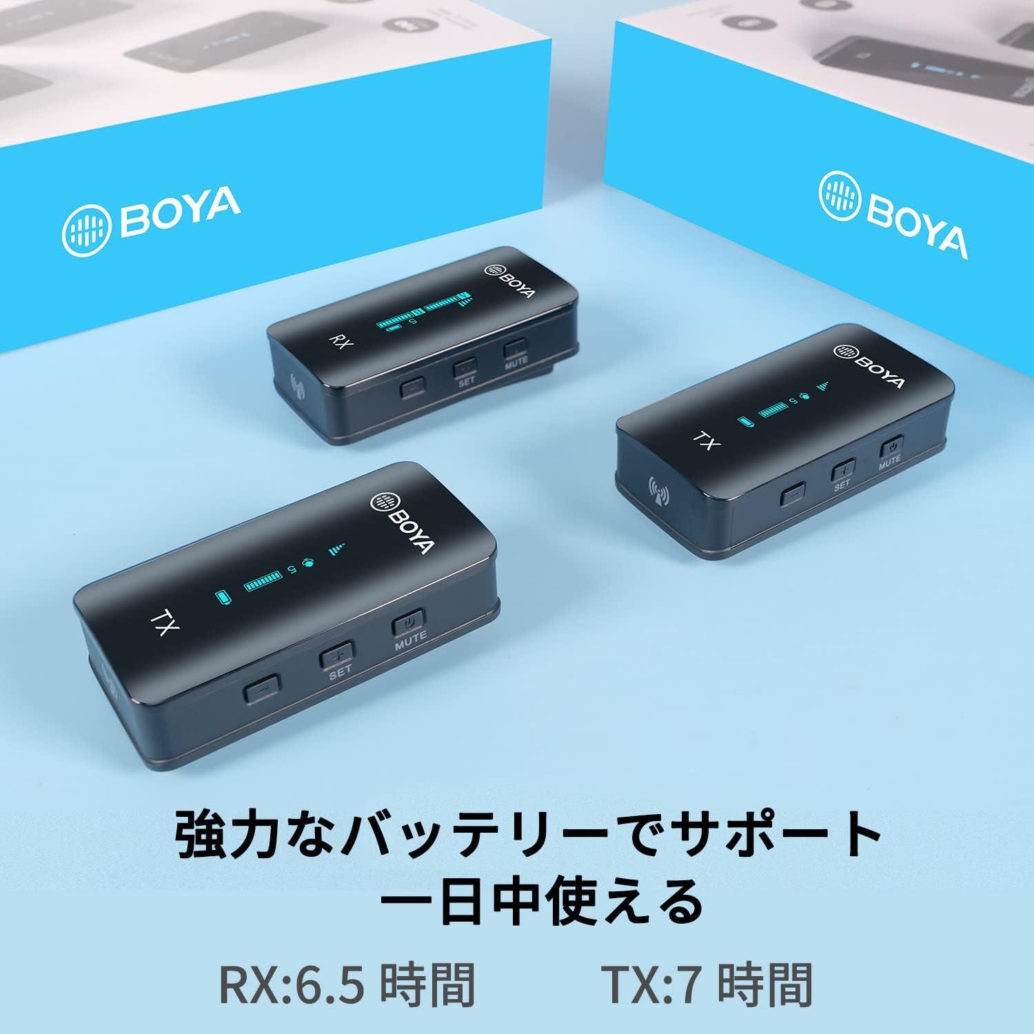 Micrófono Inalámbrico BOYA BY-XM6-S2 Doble Canal 100m