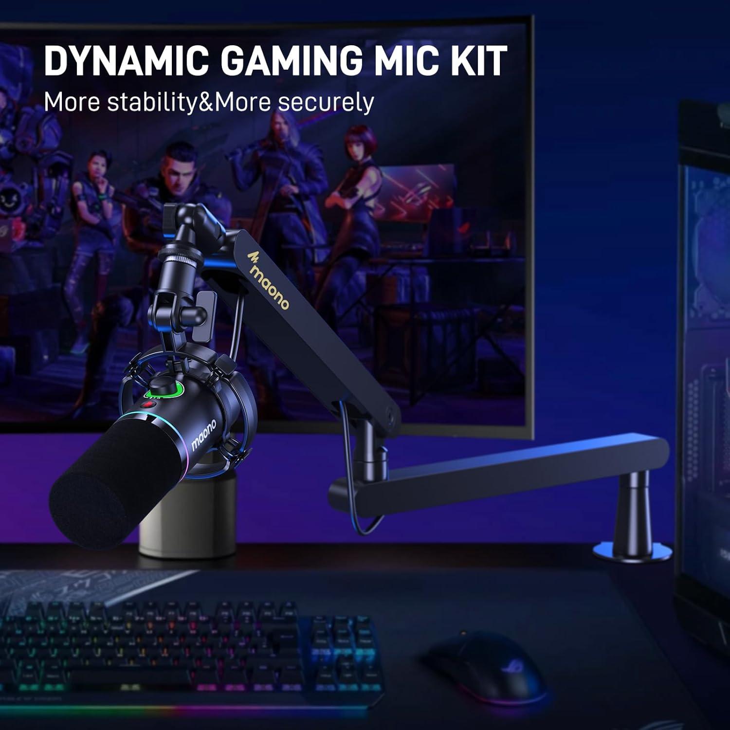 Micrófono Dinámico USB/XLR MAONO PD200X para Podcast y Streaming