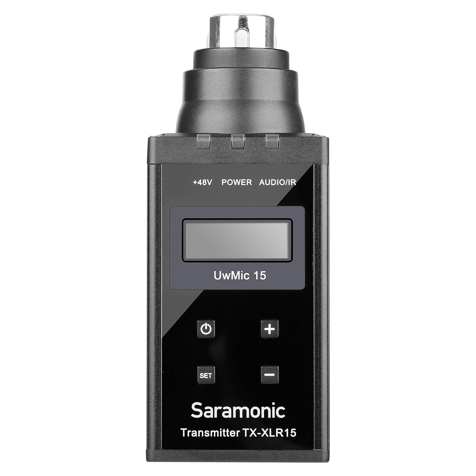Transmisor Inalámbrico Saramonic SR-XLR15 con +48V Phantom