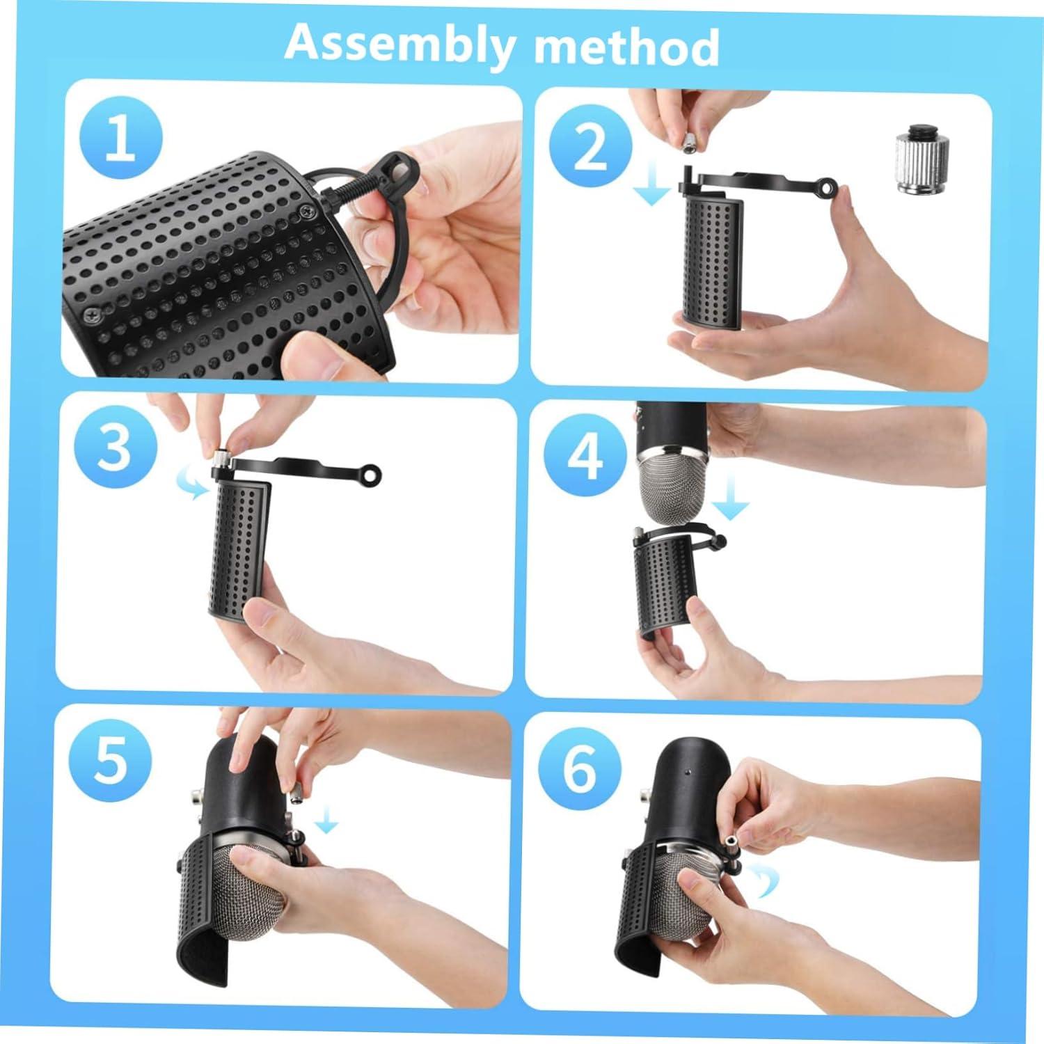 Filtro de Micrófono en Forma de U Vaguelly - Reducción de Ruido