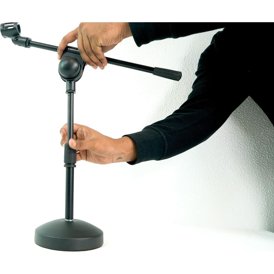 Paquete Micrófono Condensador Cardioide Ember + Soporte Rockville RDMS70