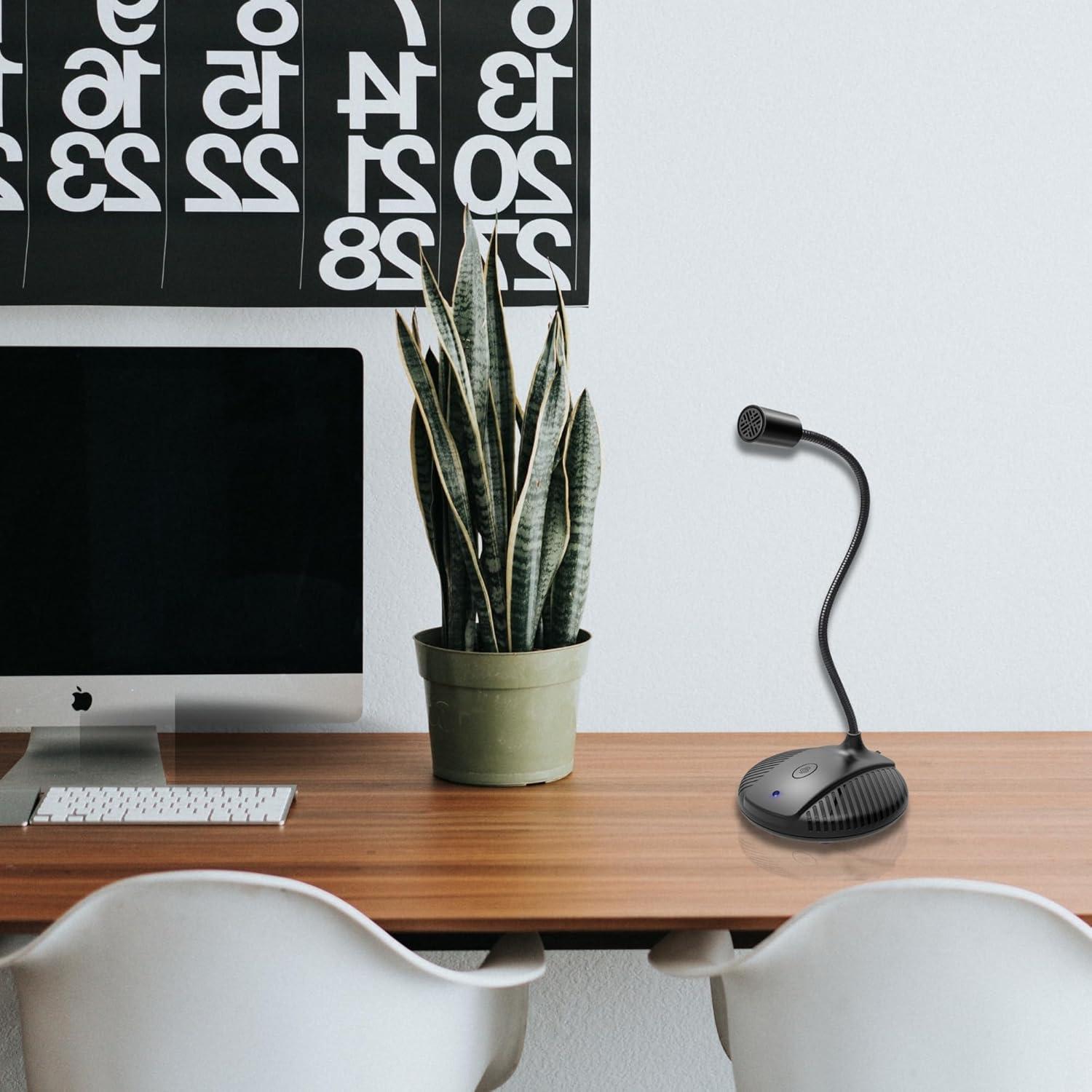 Micrófono USB EGM-03 Goodscious con cuello de ganso y omnidireccional