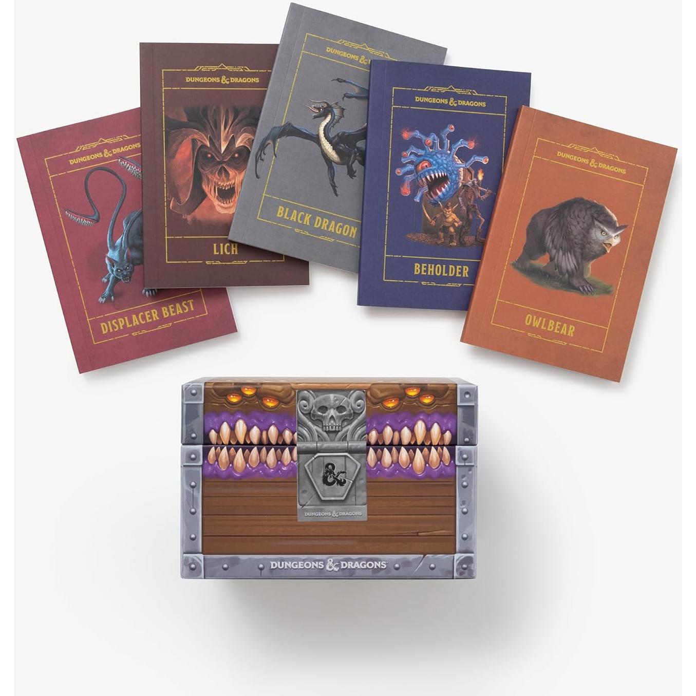 Mimic Treasure Chest Notebook Set (Dungeons & Dragons)
