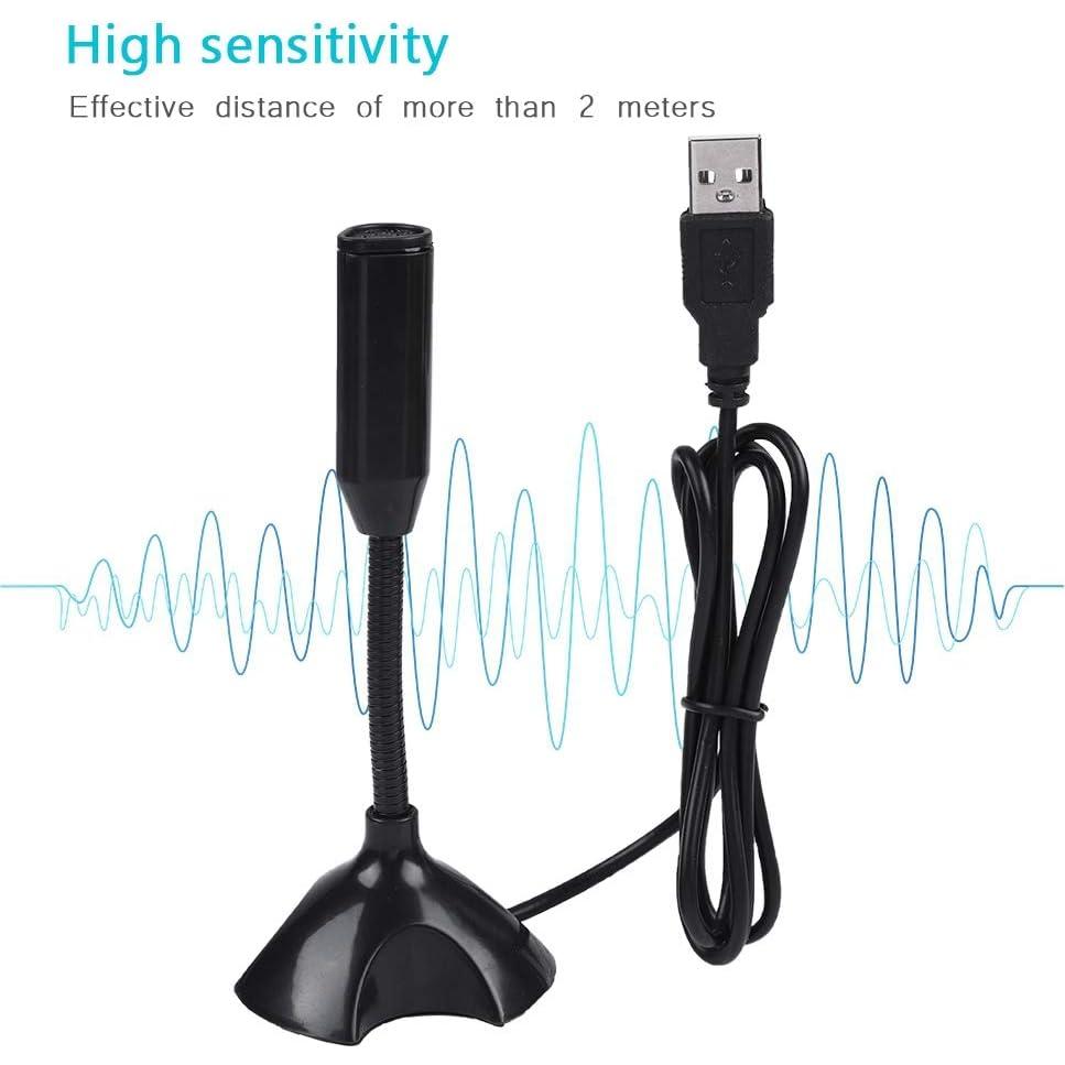 Micrófono USB de Condensador Hongzer para PC y Laptop