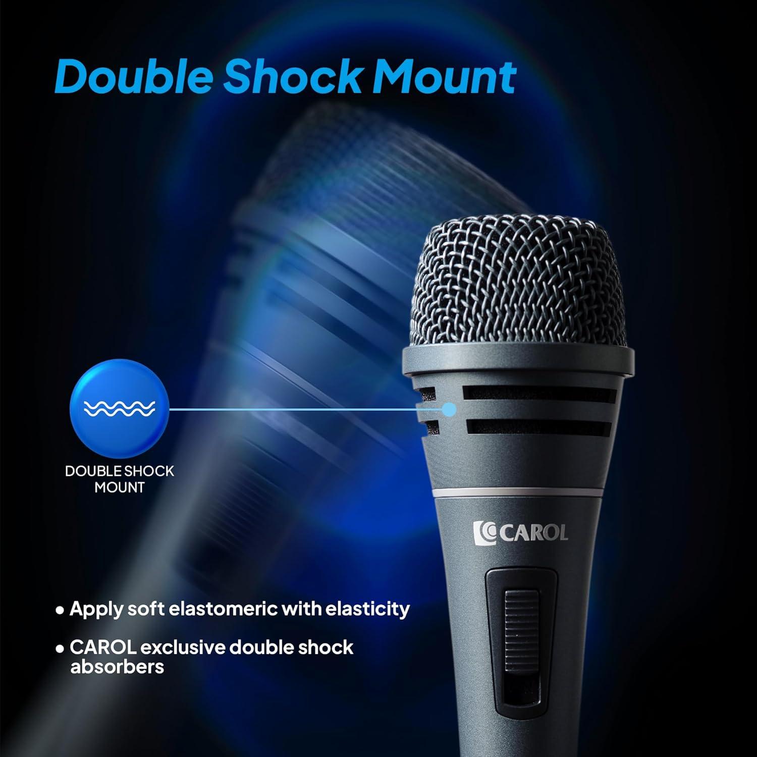 Micrófono Dinámico Supercardioide CAROL Sigma-plus2 360g