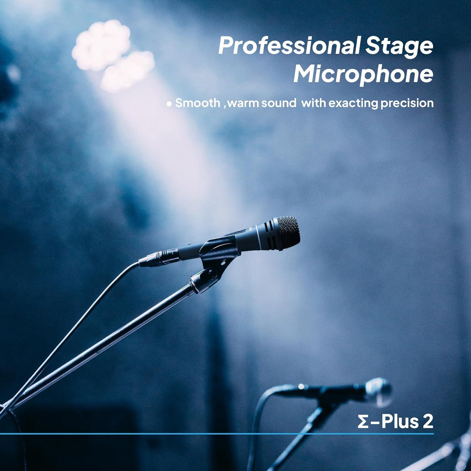 Micrófono Dinámico Supercardioide CAROL Sigma-plus2 360g