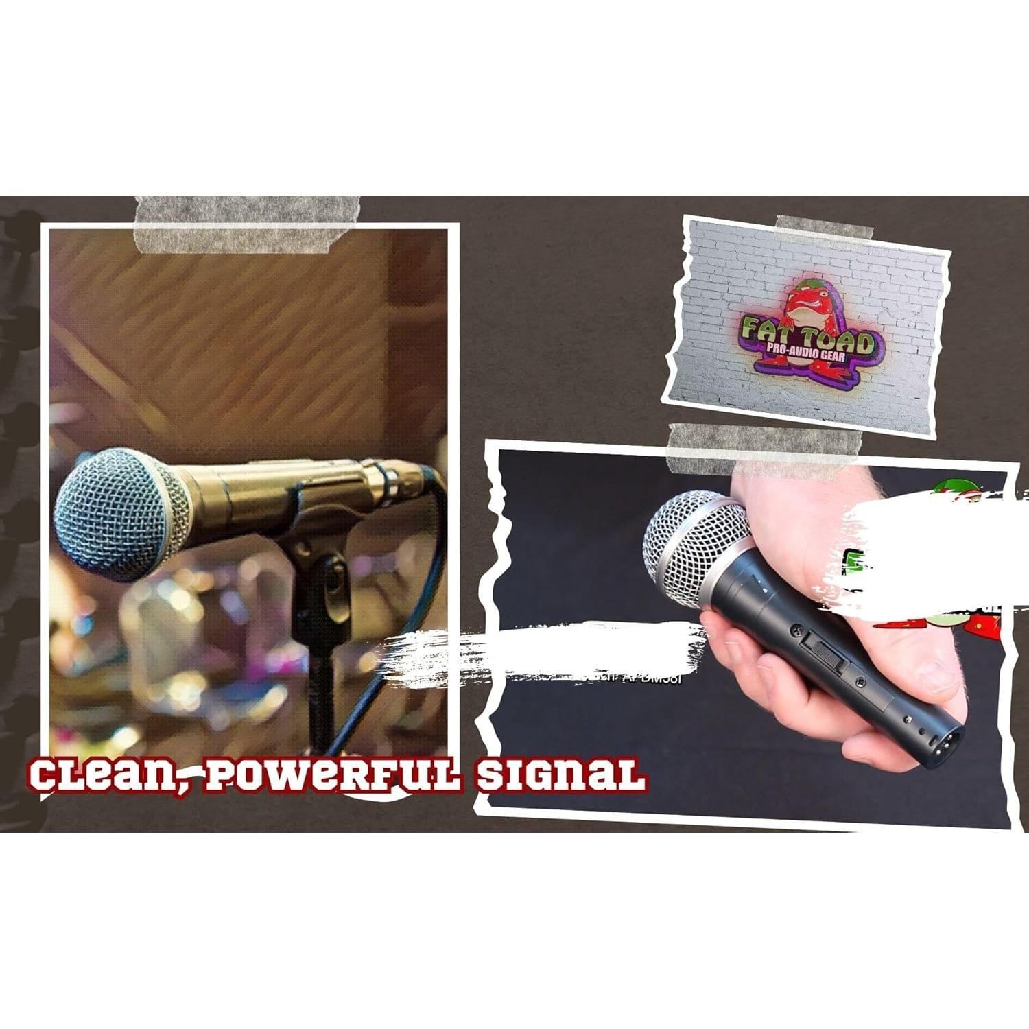 Paquete de 4 Micrófonos Dinámicos Fat Toad U-APDM58 - Cardioides