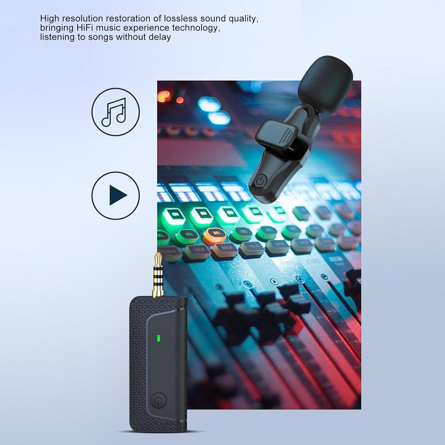 Micrófono Lavalier Inalámbrico RiTo con Reducción de Ruido