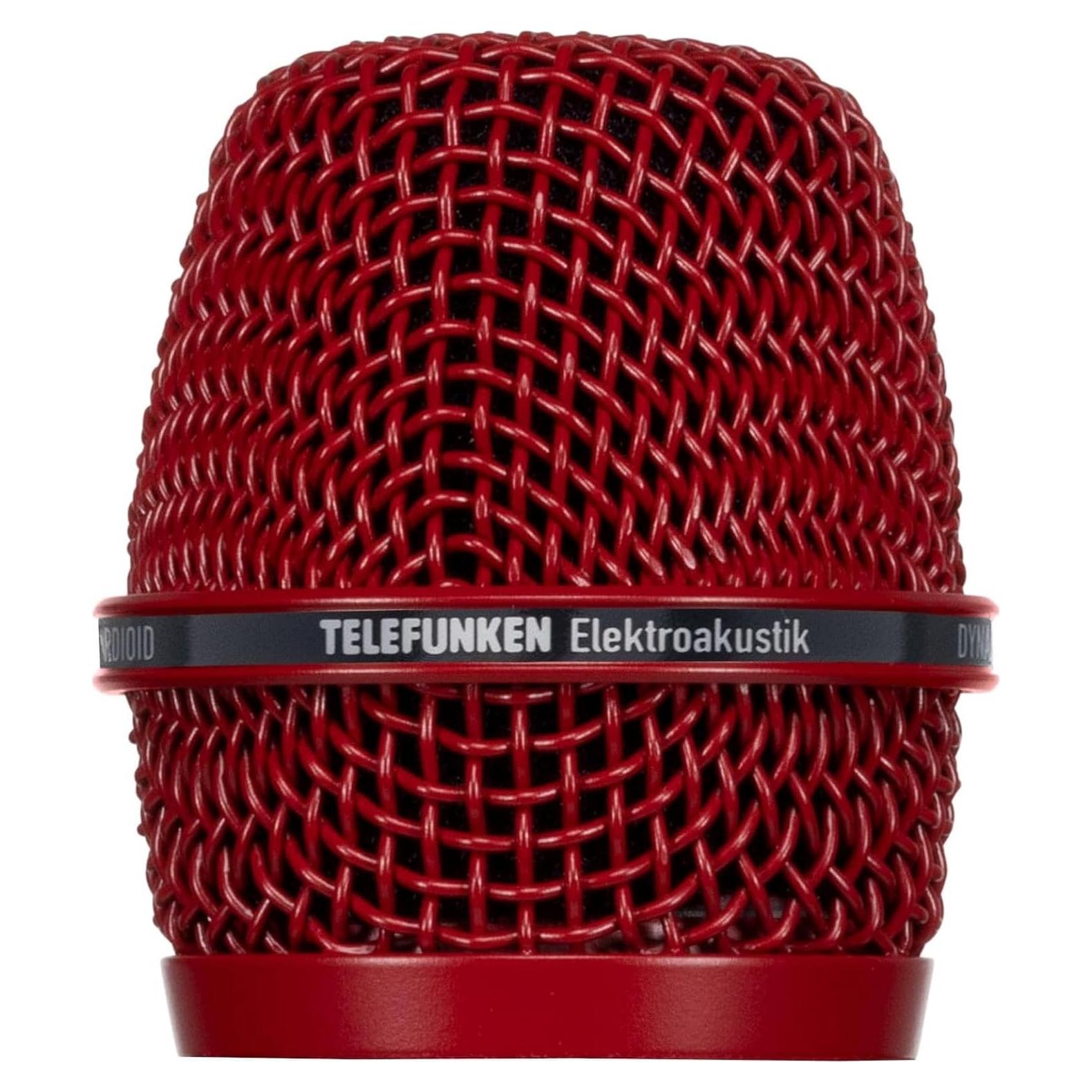 Parrilla de micrófono TELEFUNKEN HD03 Roja Unidireccional
