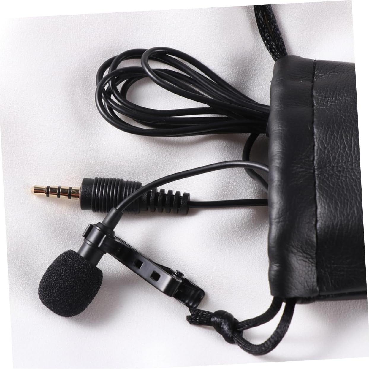 Micrófono Lavalier Clip MUELODSIC 1.5m Alta Sensibilidad