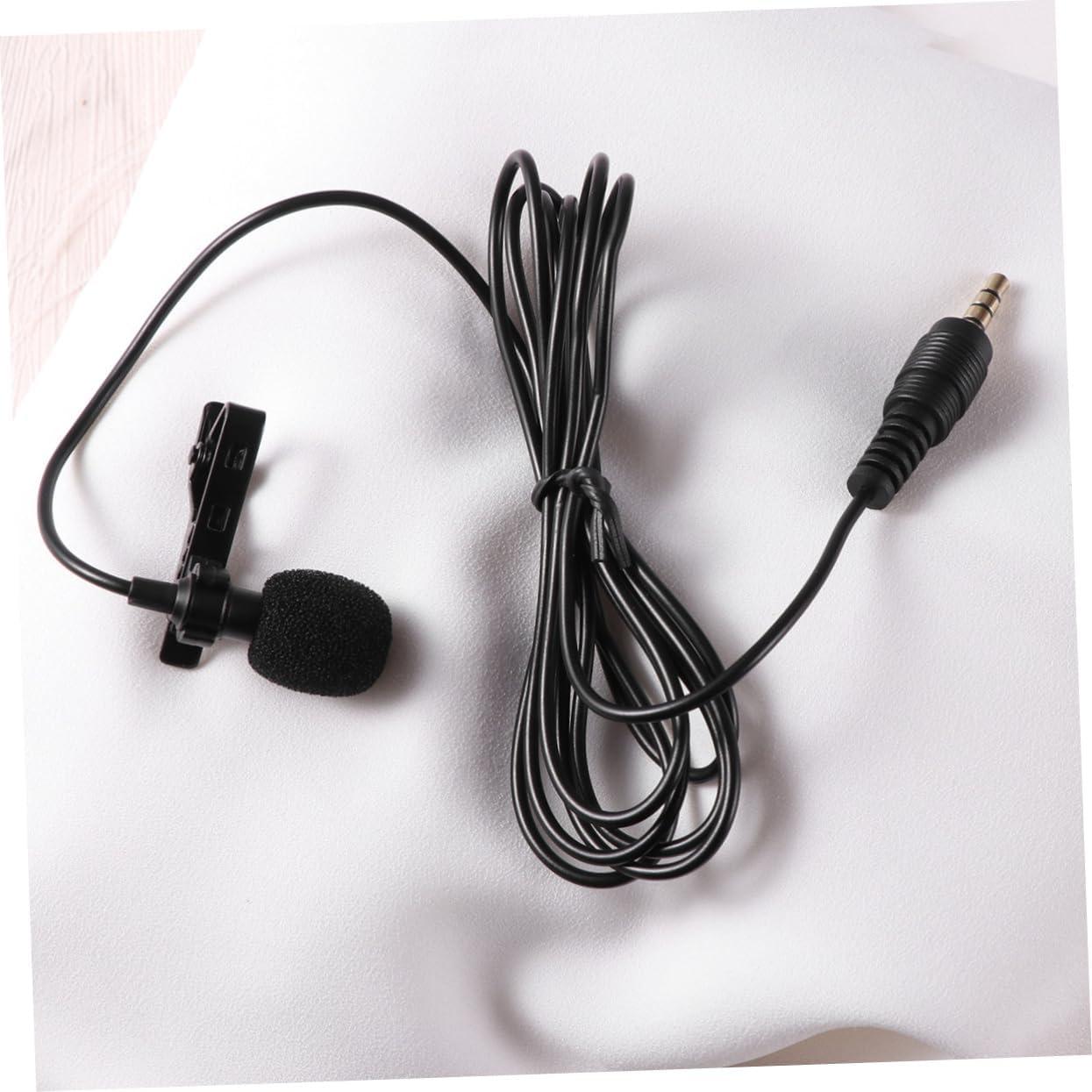 Micrófono Lavalier Clip MUELODSIC 1.5m Alta Sensibilidad