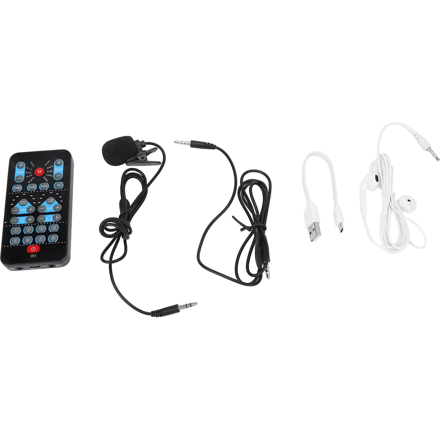 Micrófono de Estudio Profesional Vbestlife USB con Cambiador de Voz