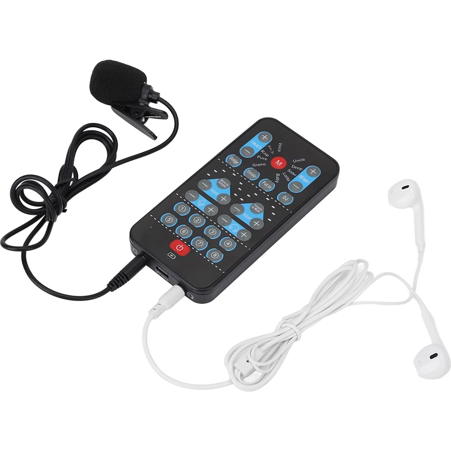 Micrófono de Estudio Profesional Vbestlife USB con Cambiador de Voz