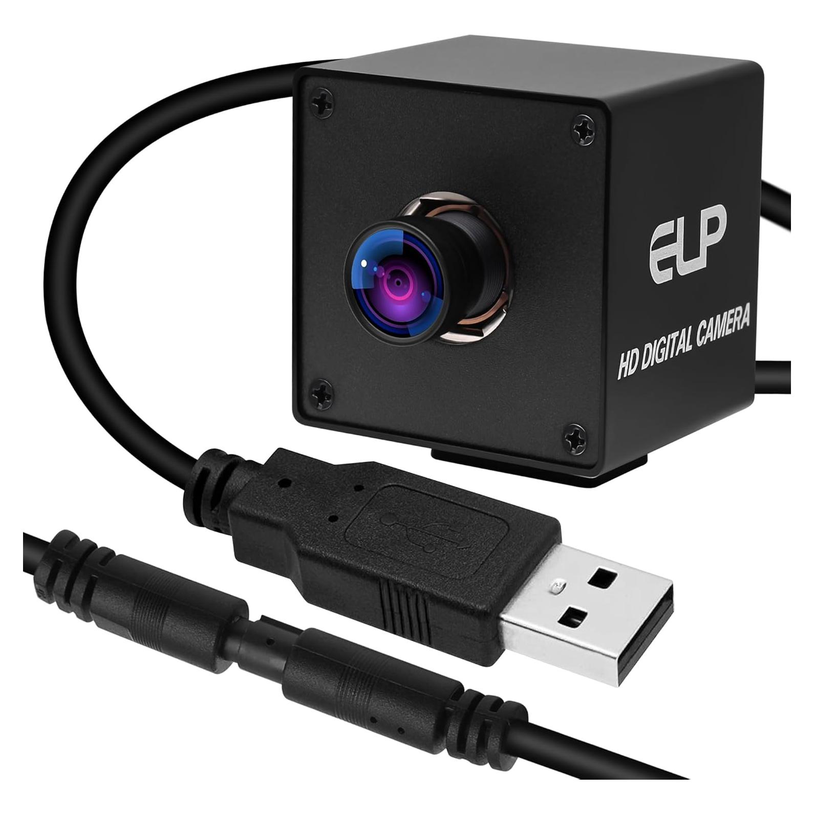 Cámara USB 4K ELP IMX415 con micrófono y lente 100°