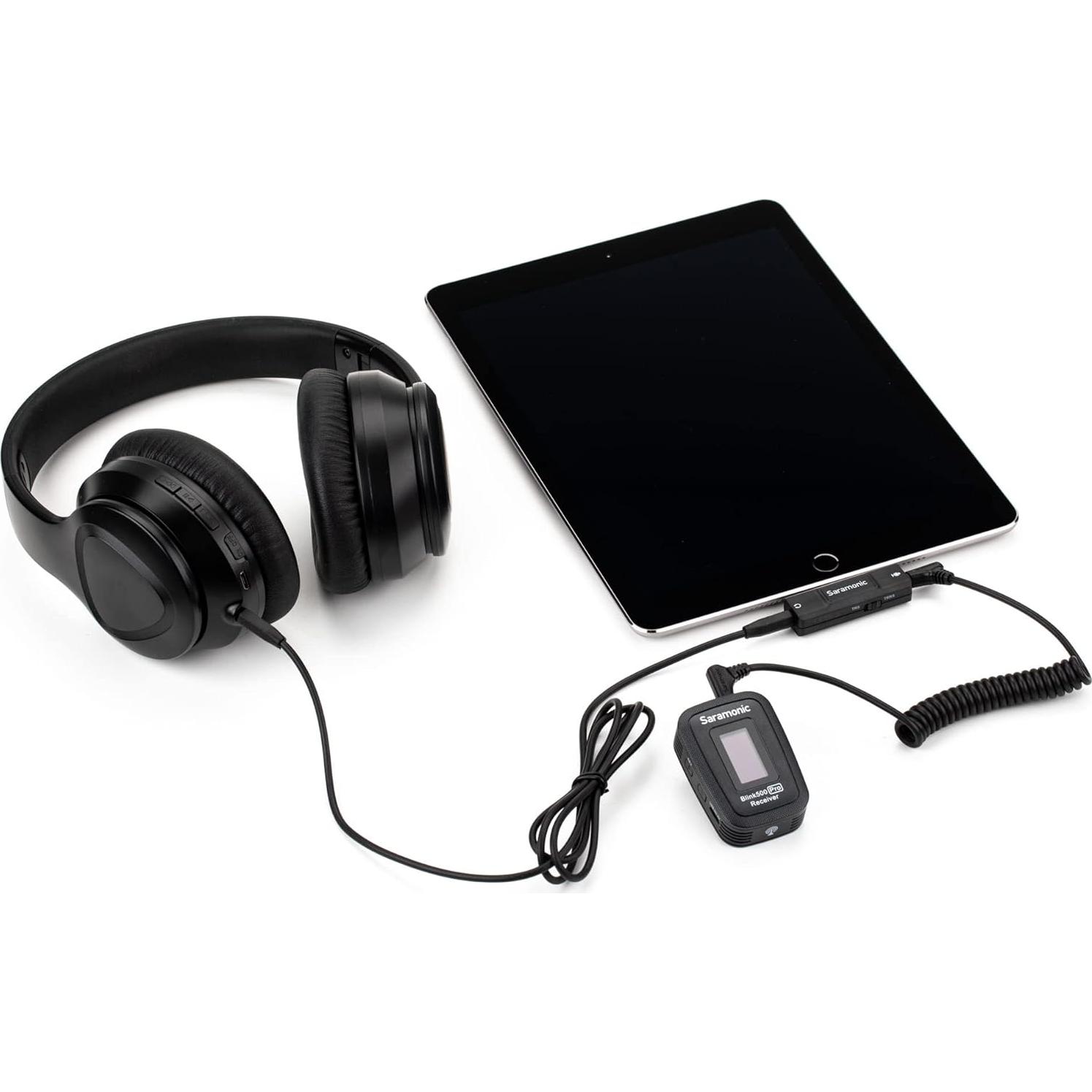 Interfaz de Audio Lightning Saramonic SR-EA2D para iPhone/iPad