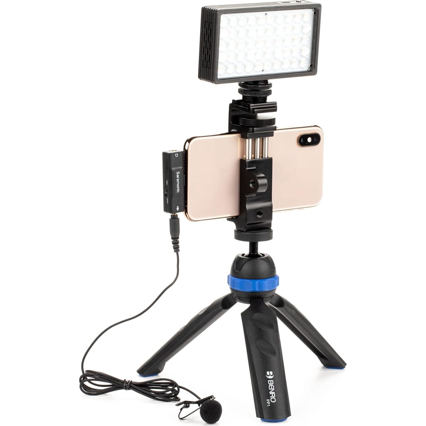 Interfaz de Audio Lightning Saramonic SR-EA2D para iPhone/iPad