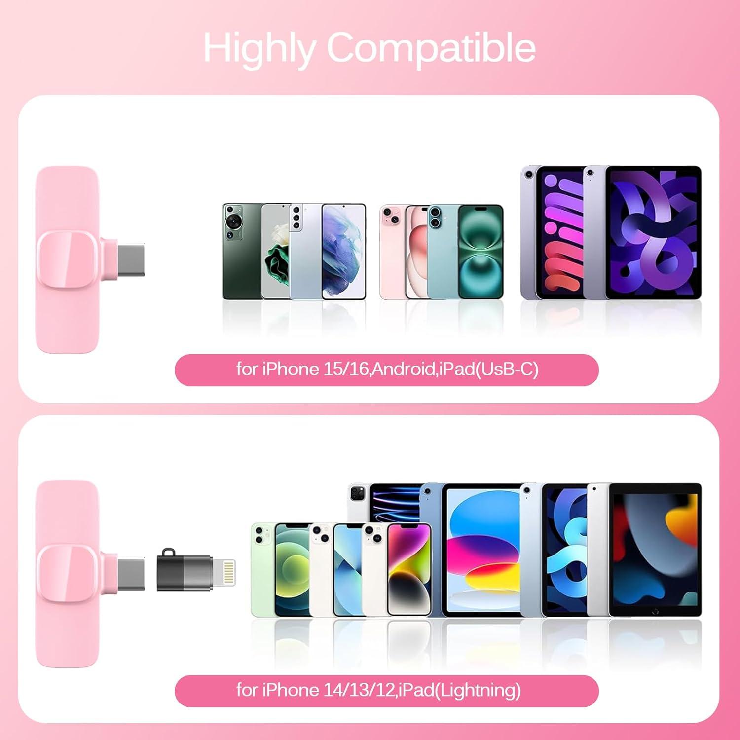 Micrófono Lavalier Inalámbrico LIZHUZHONG K9 para iPhone y iPad