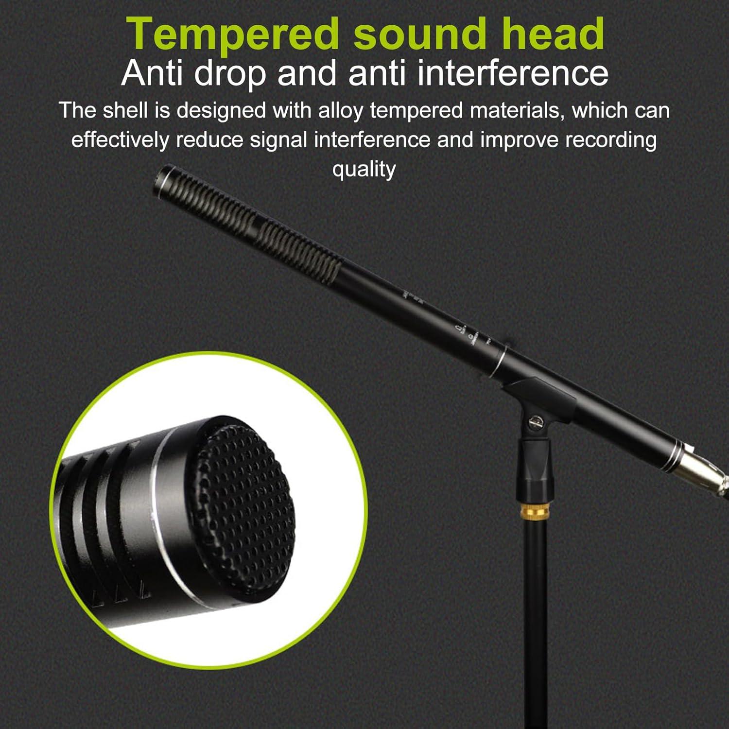 Micrófono de Condensador XLR Profesional Genérico Tipo Escopeta