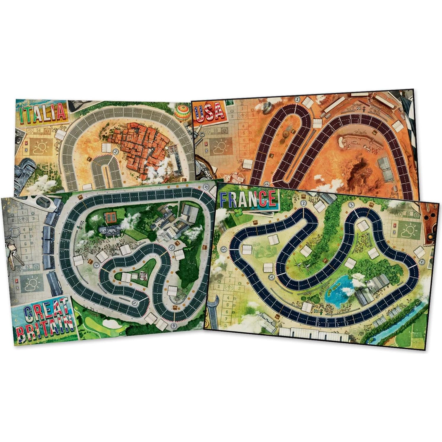 Juego de Mesa Heat: Pedal to the Metal - Carreras de Autos