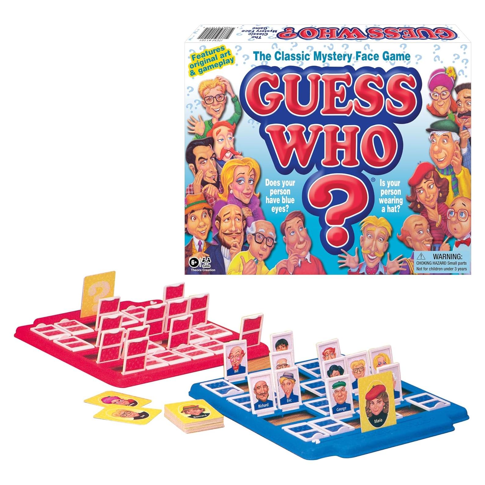 Adivina Quién? Juego de Mesa Winning Moves 2 Jugadores 6+
