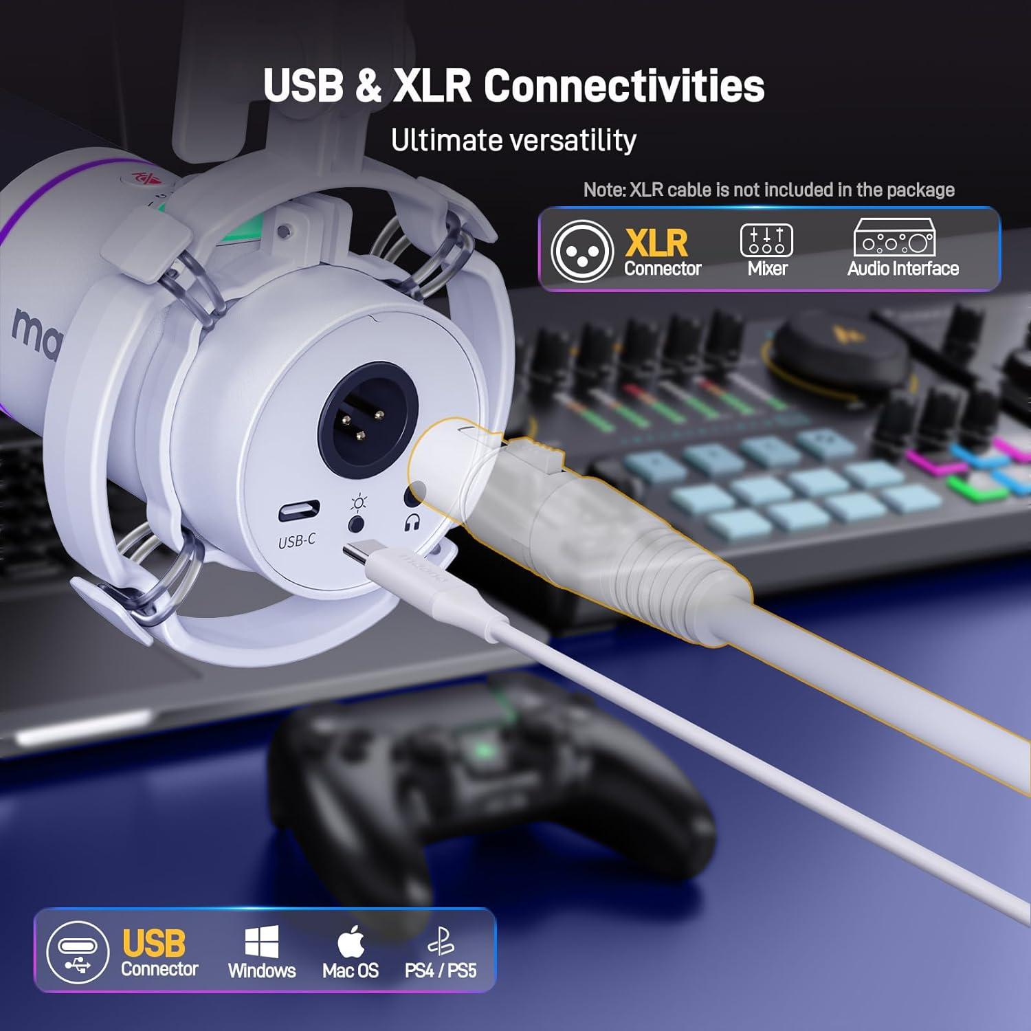 Kit de Streaming MAONOCASTER G1 NEO con Micrófono y Efectos RGB