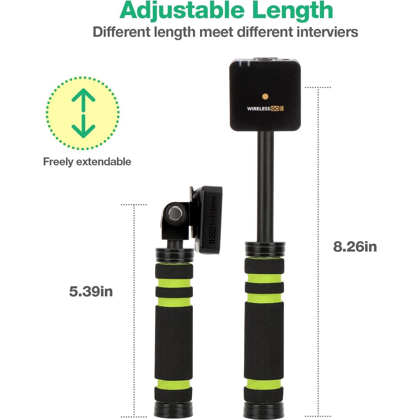 Mango de Micrófono Inalámbrico SUNMON para RODE Wireless Go