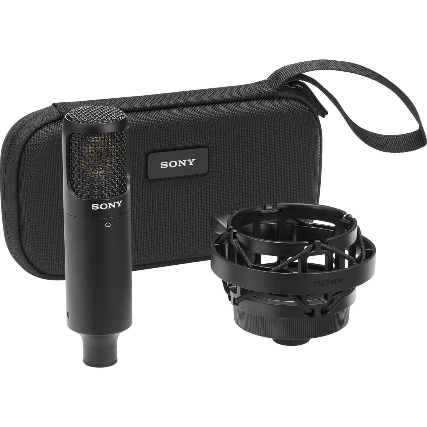 Micrófono de Estudio Condensador Sony C-80 Unidireccional